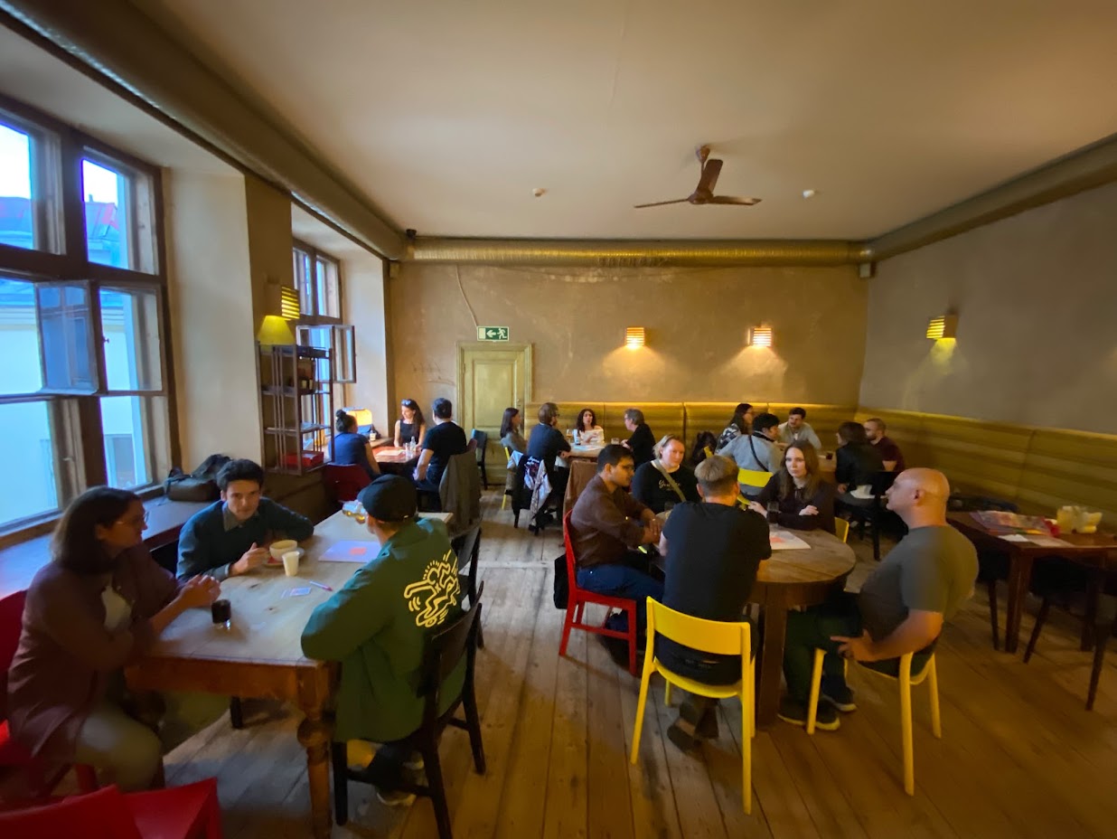 Group of people at a Take a Seat Tallinn event